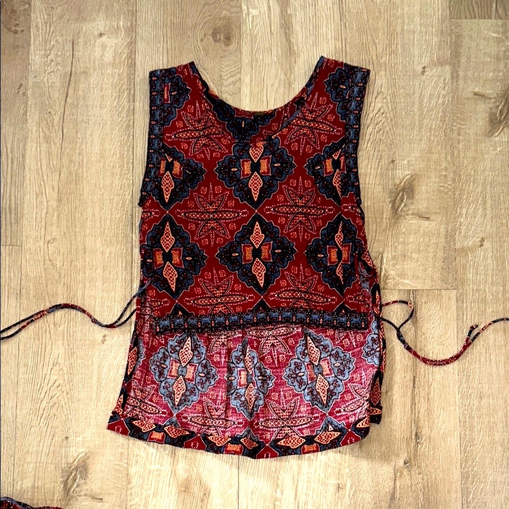 Free People Dahlia Dreams SET shorts tank - Picture 4 of 7